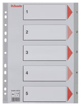 Register PP A4 1-5 grå – image 1