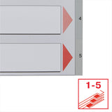 Register PP A4 1-5 grå – image 5