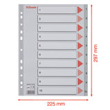 Register PP A4 1-10 grå – image 3