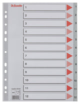 Register PP A4 1-12 grå – image 1