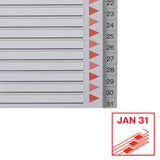 Register PP A4 1-31 grå – image 5