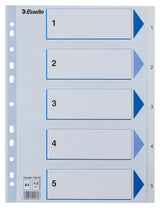 Register PP A4 1-5 hvid – image 1