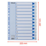 Register PP A4 1-12 hvid – image 3
