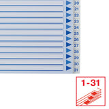 Esselte Register PP A4 1-31 hvid – Plastregistre (billede 5)
