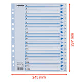 Register PP A4 Maxi A-Å hvid – image 3