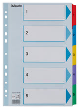Register Mylar karton A4 1-5 – image 1