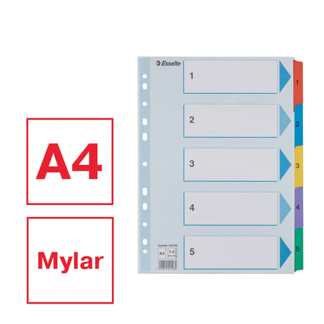 Register Mylar karton A4 1-5 – image 2