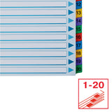 Register Mylar karton A4 1-20 – image 5