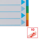 Faneblade karton A4 10-delt – image 5