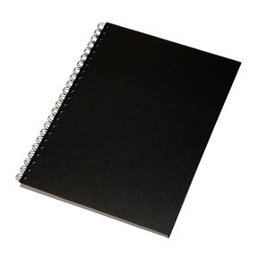 Spiralblok u/H A4 linieret 90ark 90g