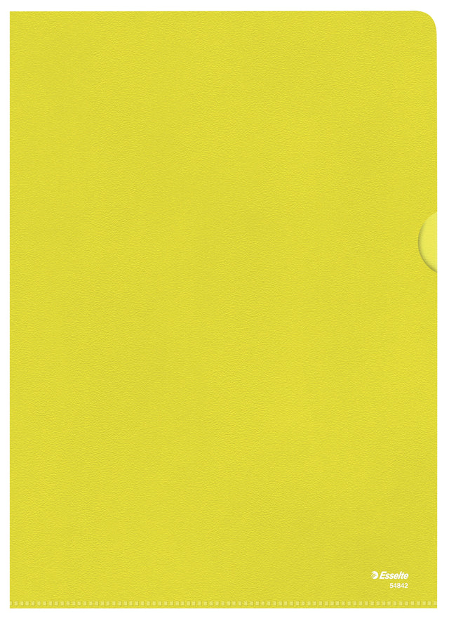 Omslag 105my PP præget A4 gul (100) – image 1