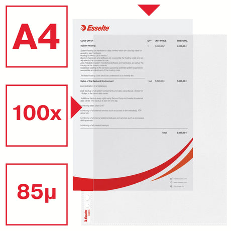 Lomme 85my PP præget A4 TSÅ (100) – image 2