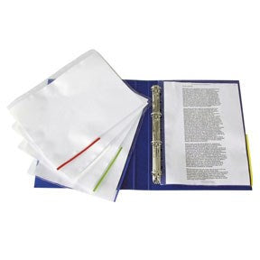 Signallomme 105my PP glasklar A4 TÅ rød(100) – image 2