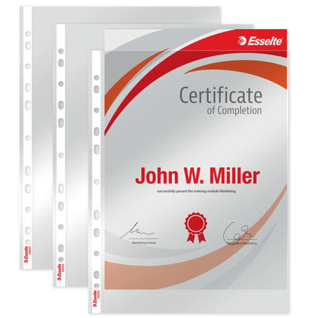 Lomme 105my PP glasklar A4 TÅ (100) – image 5