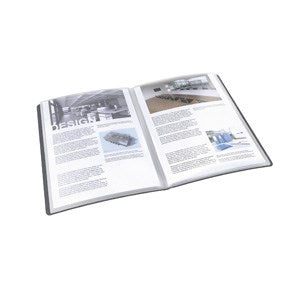 Esselte Displaybog panorama PP 20 lom sort – Sorteringsmapper (billede 2)