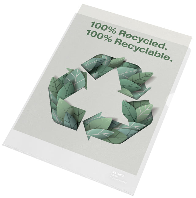 Omslag recycled 100my PP præg A4 (100) – image 1