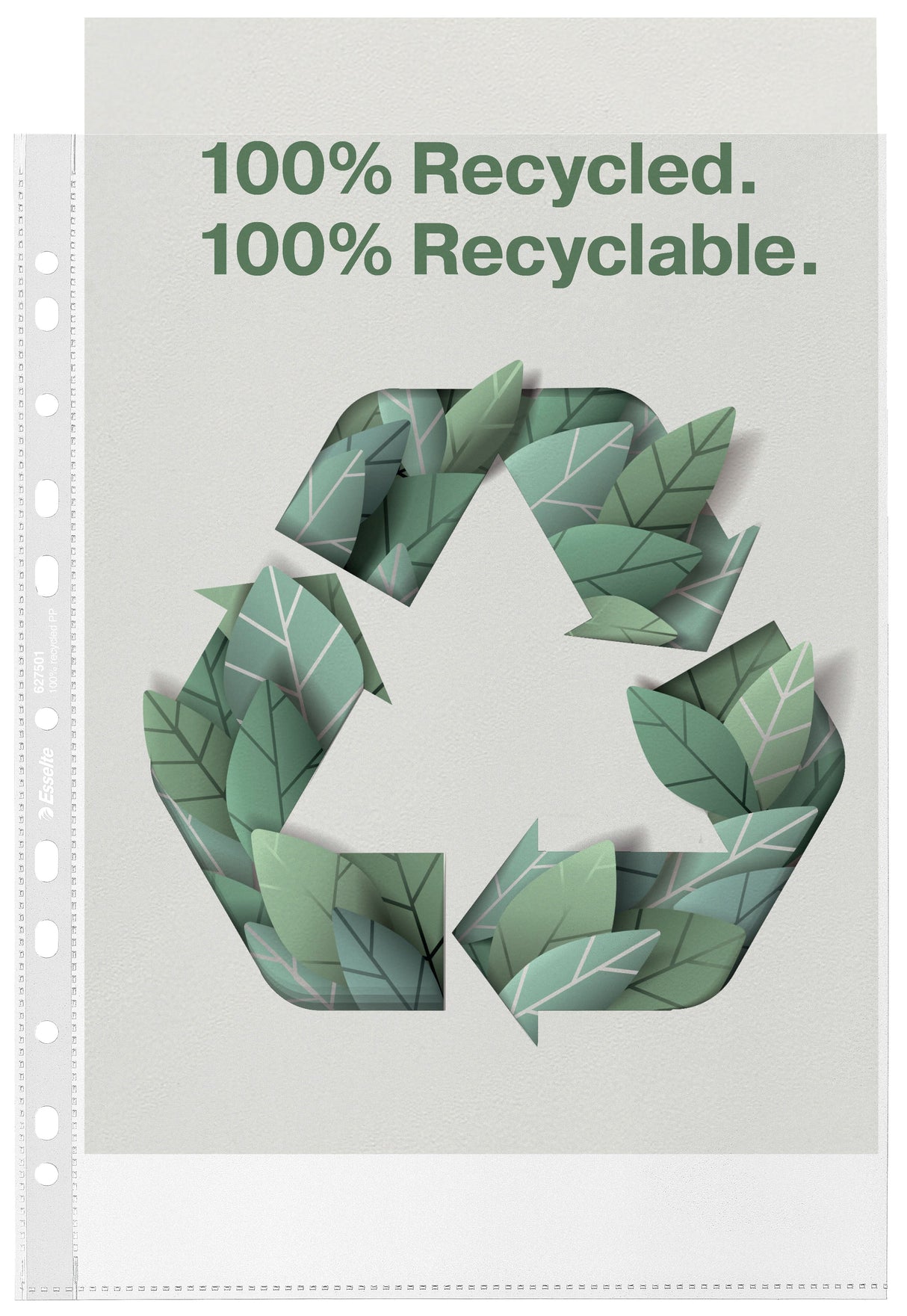 Lomme recycled 100my PP præg A4 (50) – image 3