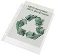 Esselte Lomme recycled 100my PP præg A4 maxi (100) – Plastlommer (billede 1)