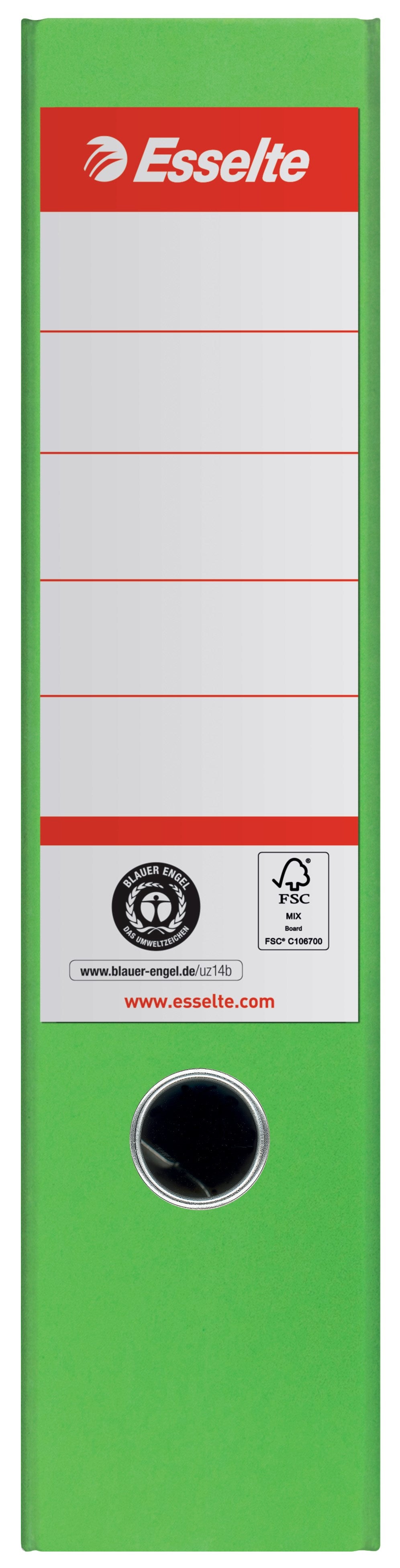 Brevordner No1 POB recycle A4 75mm grøn