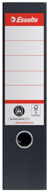 Brevordner No1 POB recycle A4 75mm sort