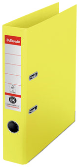 Brevordner No1 POB recycle A4 50mm gul