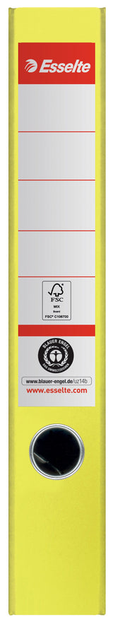 Brevordner No1 POB recycle A4 50mm gul