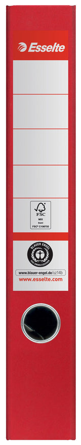 Brevordner No1 POB recycle A4 50mm rød