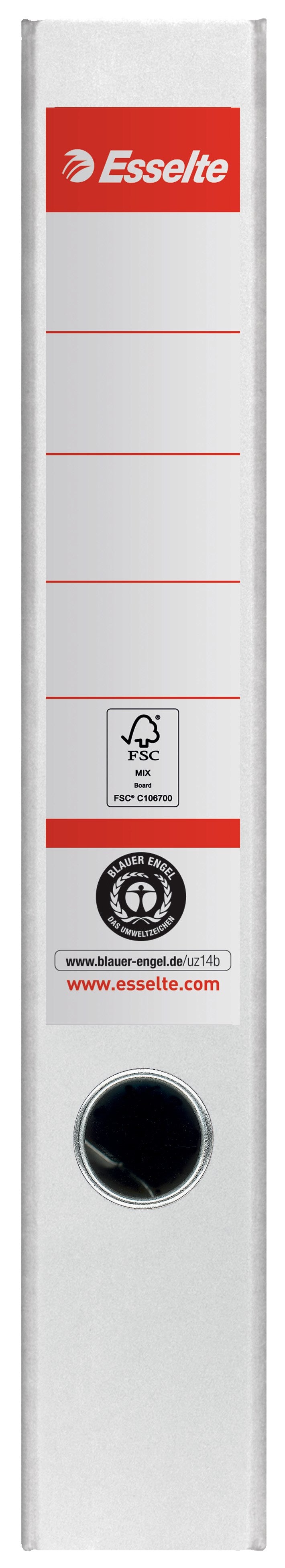 Brevordner No1 POB recycle A4 50mm hvid