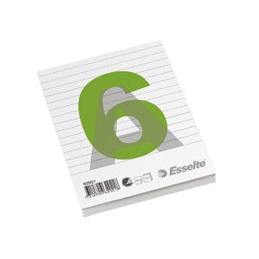 Esselte Blok std. toplimet u/H A6 lin 100ark 60g – Noteshæfter & notesbøger