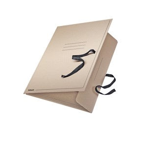 3-klap mappe Hercules karton A2 grå