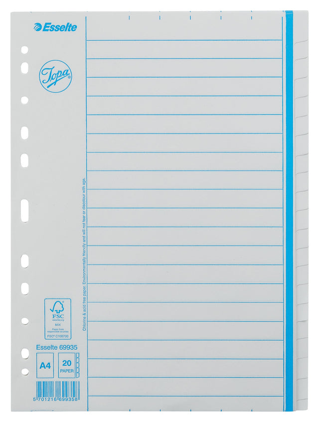 Register Jopa A4/20 otryckt – image 1