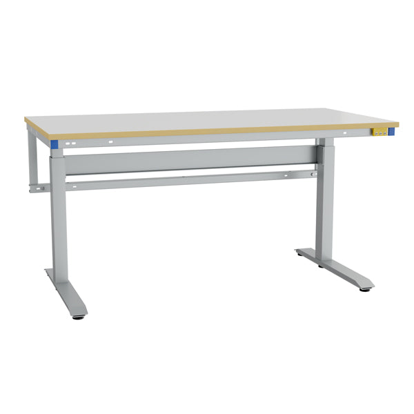 GBP ErgoMini ESD arbejdsbord 1600x800mm m/vinyl – ESD-beskyttelse