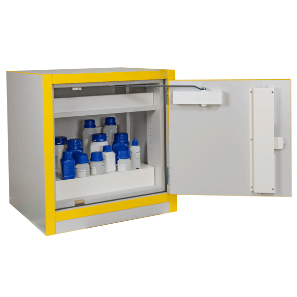 JiWa Kemikalieskab F30 brandklasse, 635x605x550 – Kemikalieskabe