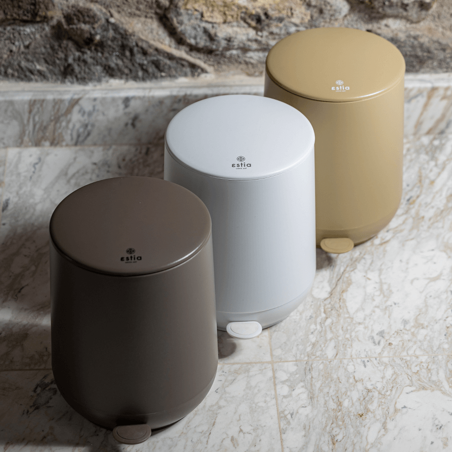 Pedalspand med softclose 5 liter Fjord Brun – image 9