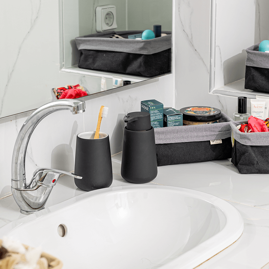 Sæbedispenser Fjord Keramik Sort – image 4