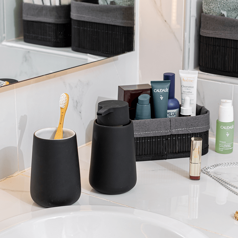 Sæbedispenser Fjord Keramik Sort – image 3