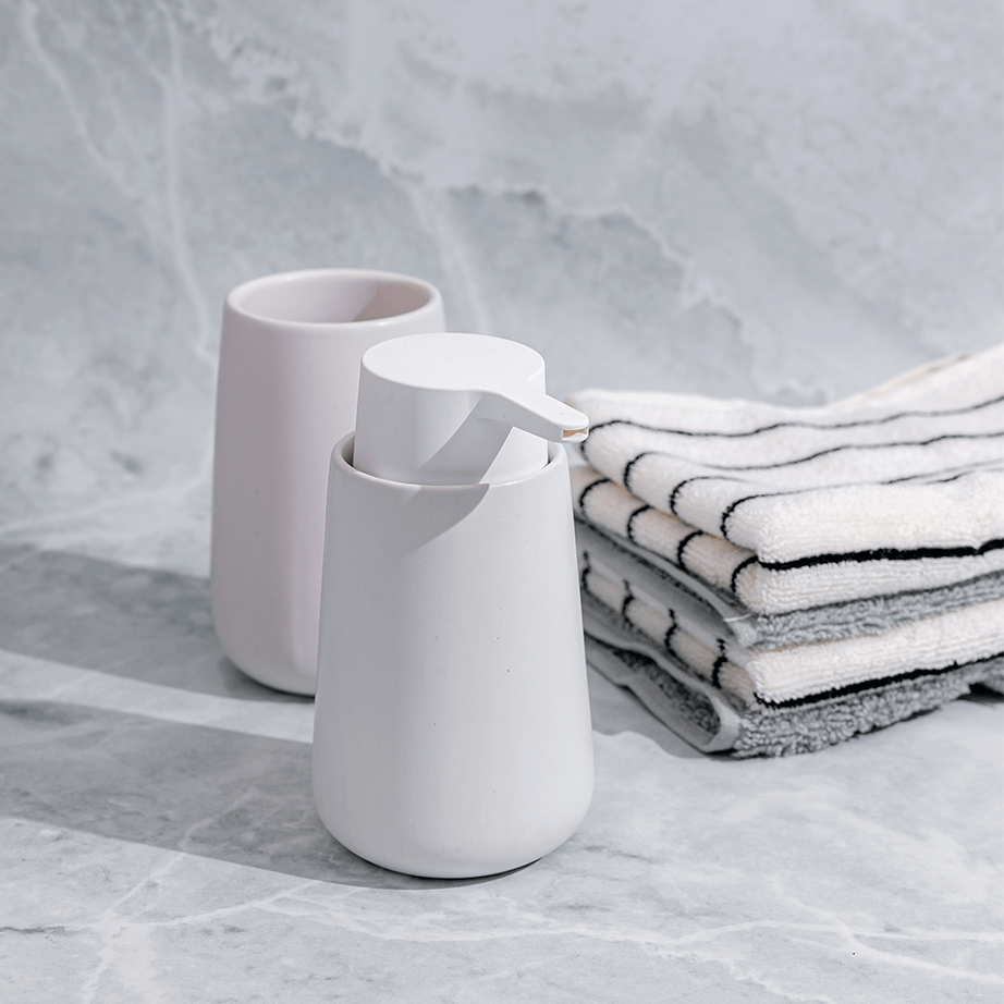 Sæbedispenser Fjord Keramik Hvid – image 3