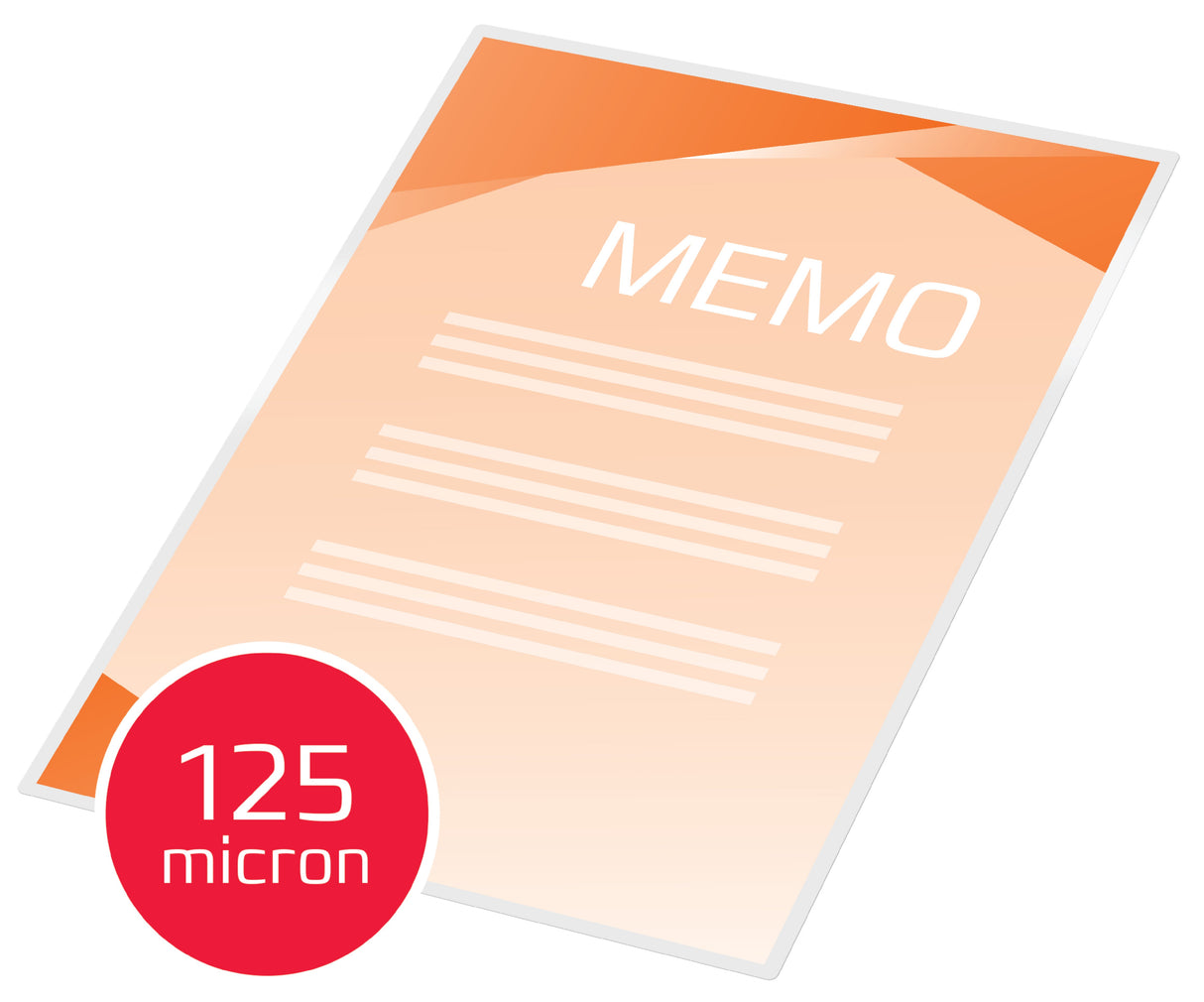 GBC Lamineringslomme selvklæb 125my A5 (100) – image 2