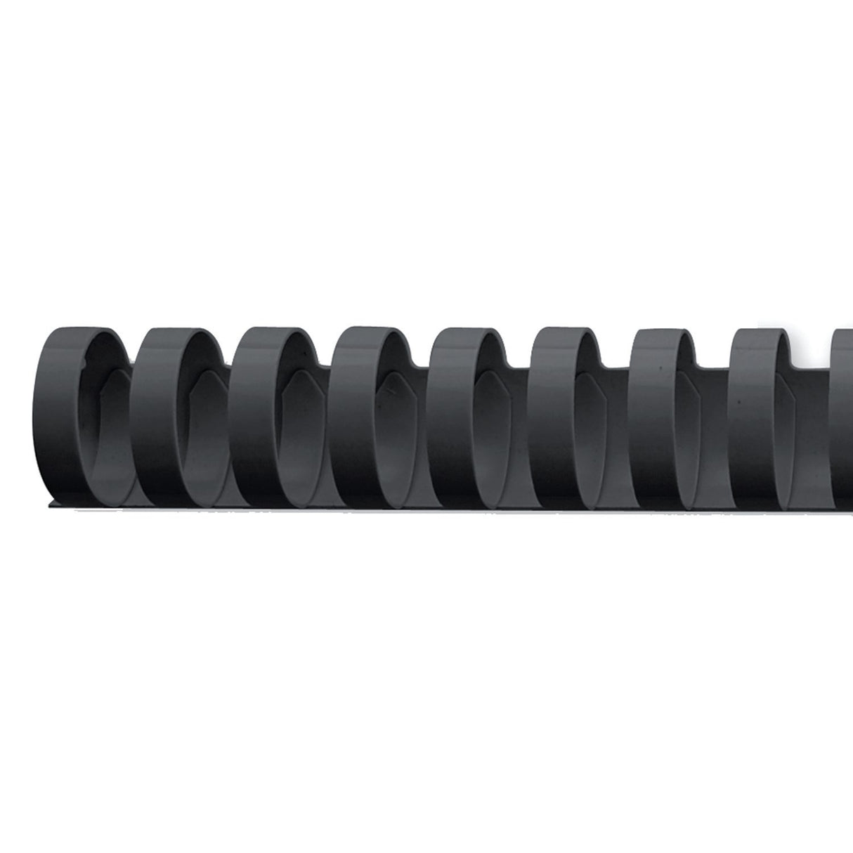 Spiralringe plastik 19mm A4 21R sort (100) – image 4