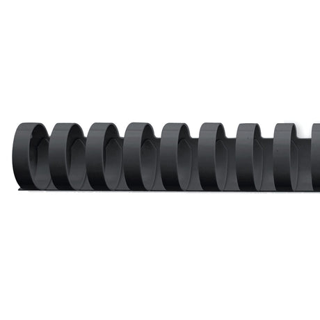 Spiralringe plastik 19mm A4 21R sort (100) – image 9