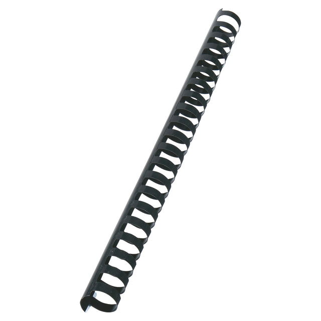 Spiralringe plastik 22mm A4 21R sort (100) – image 1