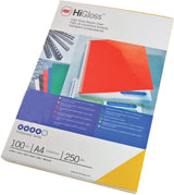 Indbindingsomslag karton HiGloss A4 sort (100) – image 5