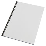 Indbindingsomslag karton læderpræg hvid (100) – image 6