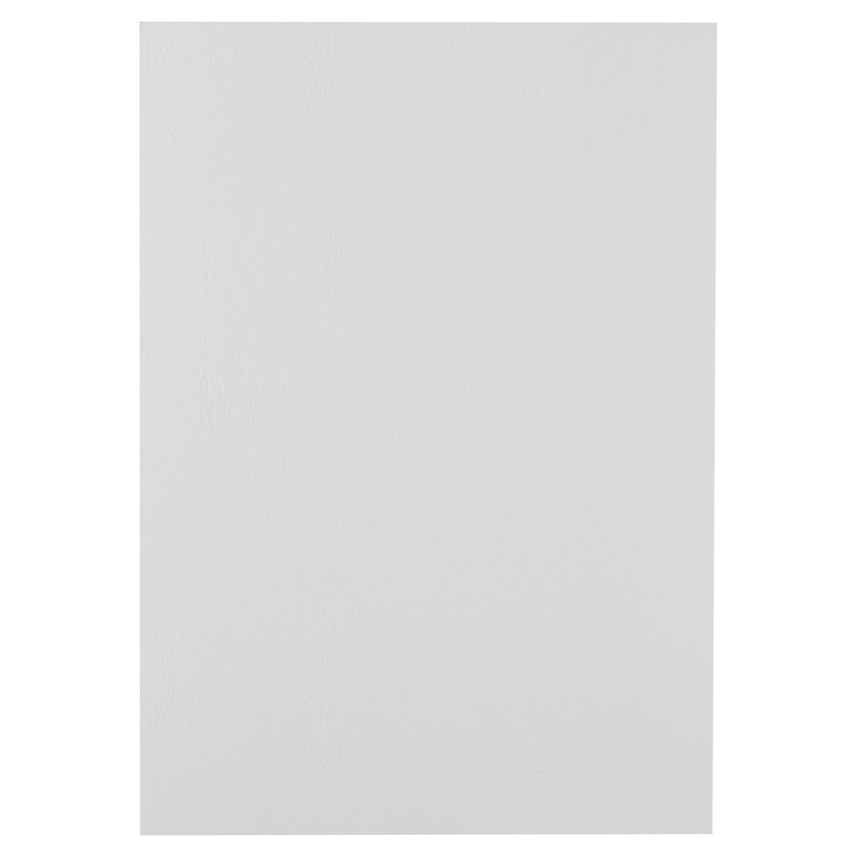 Indbindingsomslag karton læderpræg hvid (100) – image 3