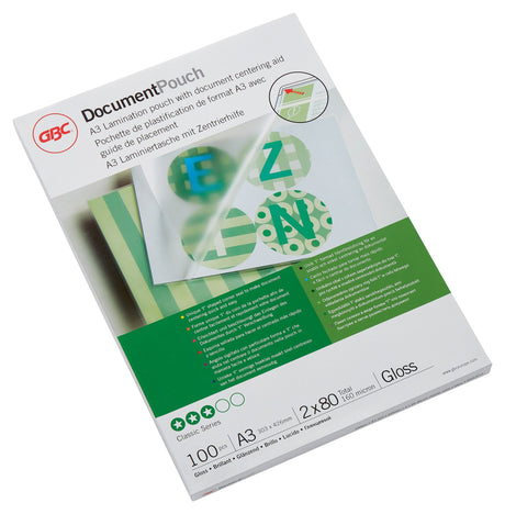 GBC Lamineringslomme 80my A3 (100) – image 6
