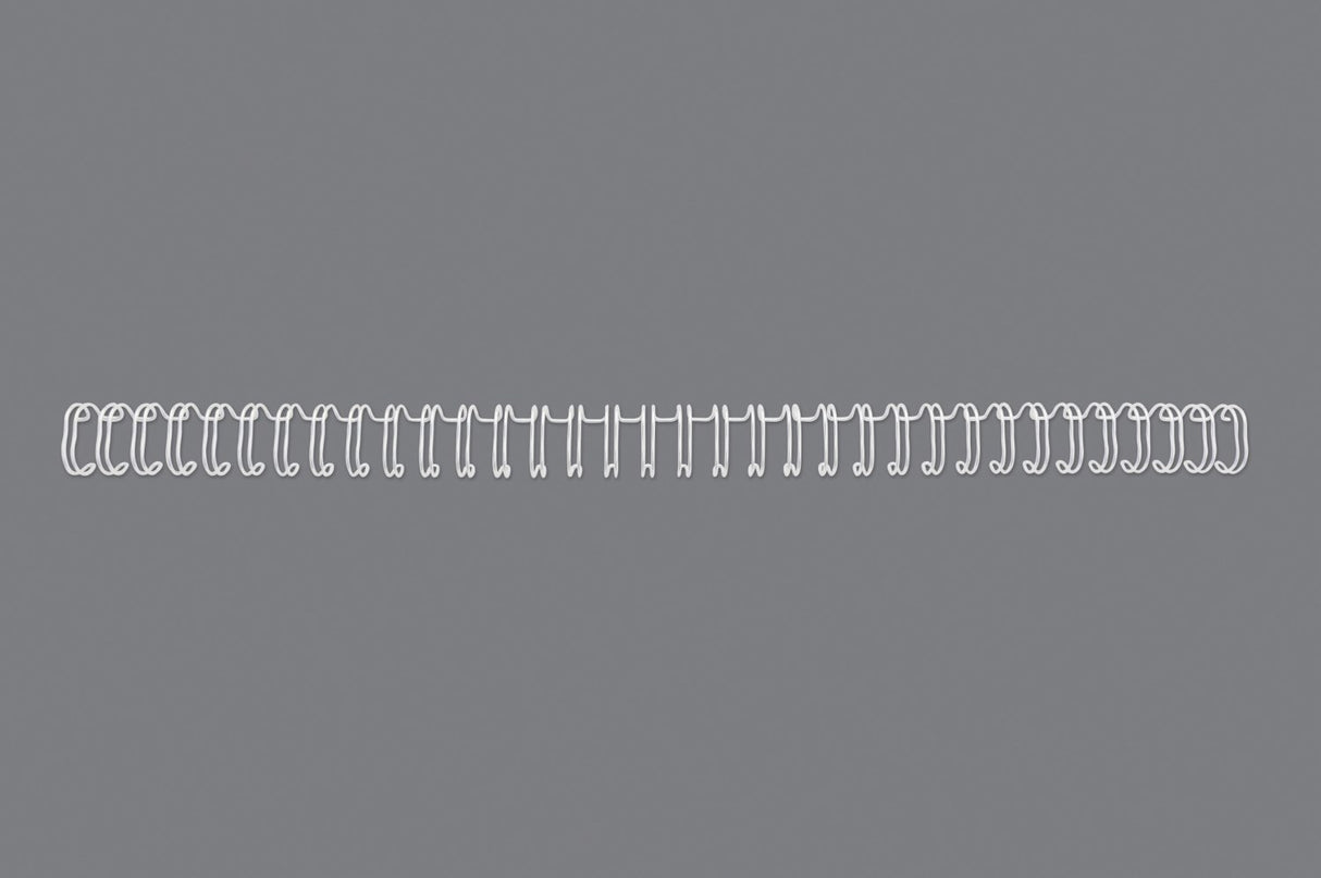 Spiralringe metal 3:1 No5 8mm A4 hvid (100) – image 1