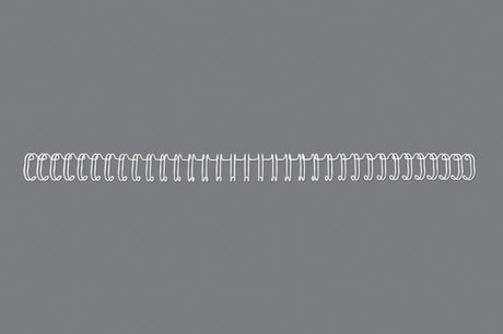 Spiralringe metal 3:1 No5 8mm A4 hvid (100) – image 6