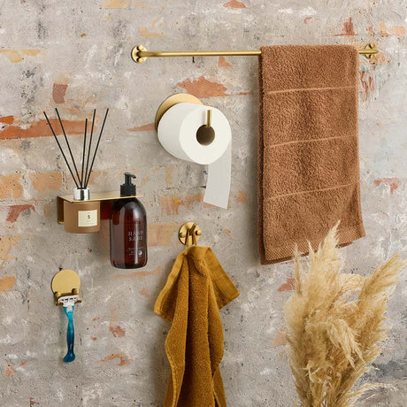 Toiletrulleholder, messinglook – image 3