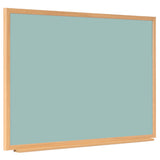 Naga A/S Whiteboard med MDF-ramme i egetræslook, Grøn, 120 x 90 cm (billede 2)