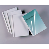 Limindbindingsomslag A4 10mm white (100)